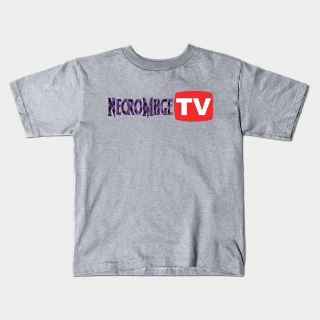 NecroMageTV Kids T-Shirt by NecroMage